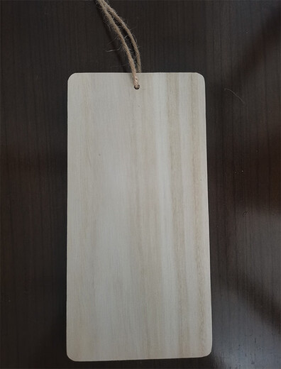 Creative solid wood sign small wooden sign handwritten hang tag blank wooden board tree sign hanging diy handmade door sign pendant customization G-5 size 20*10cm