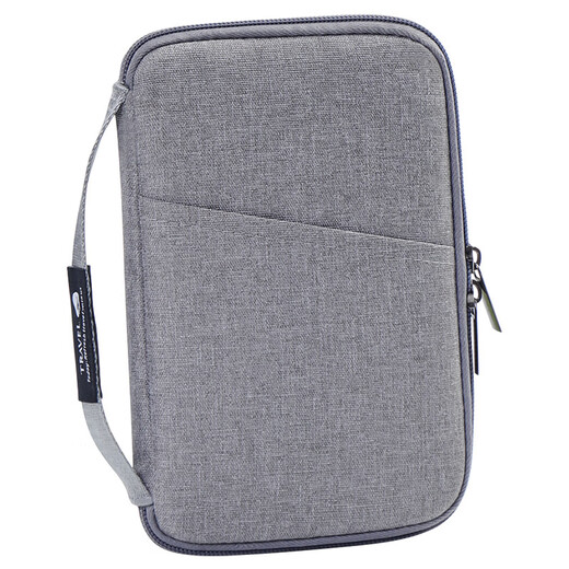 Okohong Passport Passport Bag Bag Color Air Bolet Certificado Organizando Bolsa de Bolsa de Hombres y Mujeres Gris