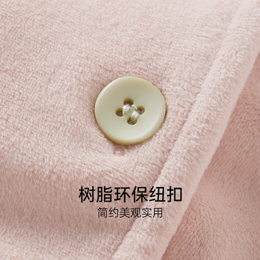 Clarkarida Island Velvet Couple Pajamas Women's Home Thickened Warm Home Clothing Set Men's Autumn and Winter Women's XL