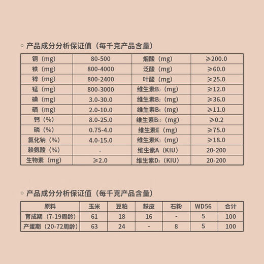 OIMG 5% laying hen premix WD56 layer hen breeding period and laying period feed to improve laying hen feed feed 5% laying hen breeding period and laying period WD56
