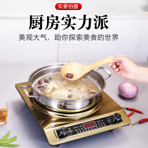 
Hanhong Concave Induction Cooker New Model Household Concave Stove High Power Commercial 3500W Concave Energy Saving 3000W 3500W Gold Single Machine With EMC Movement