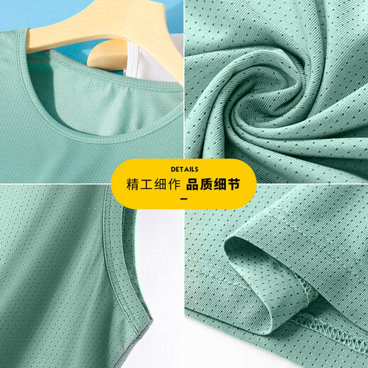 Chaleco de seda de hielo de baleno hombres de verano con mangas de verano top hombres de malla de malla de malla transpirable seca seca de moda mimadas mimadas