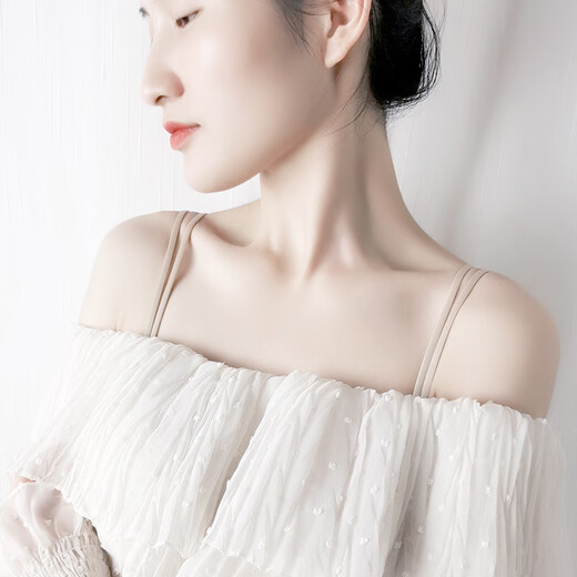 纪娅芙细肩带内衣可外露好看防滑文胸配件胸罩带子替换夏季美背可调节 黑红