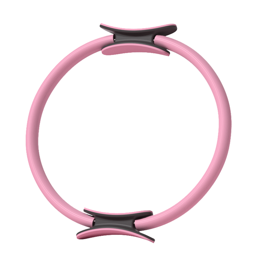 Langwei pelvic floor muscle home Pilates ring postpartum repair open back fitness yoga elastic ring leg resistance training equipment flower cluster powder-6kg