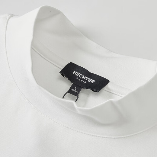 DANIEL HECHTER [Same Model in Shopping Mall] Men's Round Neck Pull-up Comfortable Long Sleeve T-Shirt LT12013 White M