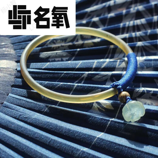 Menghuyuan original Tibetan horn bracelet bracelet hand-woven rope lotus pendant women's bracelet pink