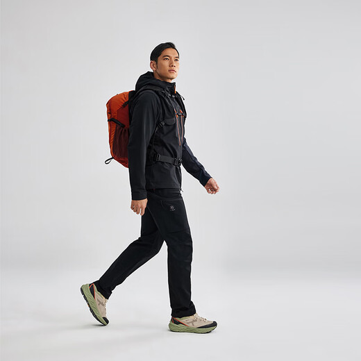 KAILAS M13-PRO hooded soft shell jacket CORDURA wear-resistant elastic outdoor rock climbing and mountaineering clothing for men