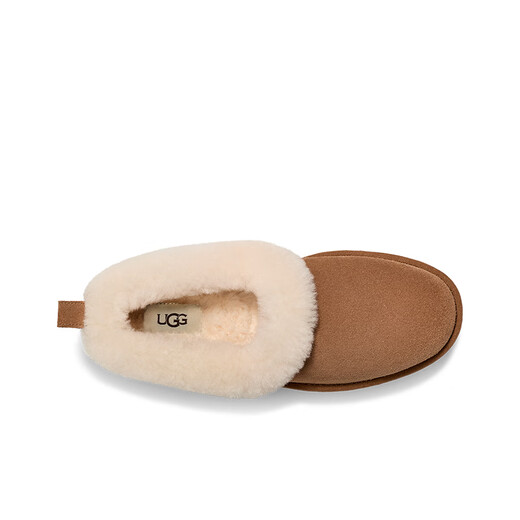 UGG new autumn women's fashionable and comfortable furry collar thick-soled casual slip-on snow boots 1166733 CHE maroon 38
