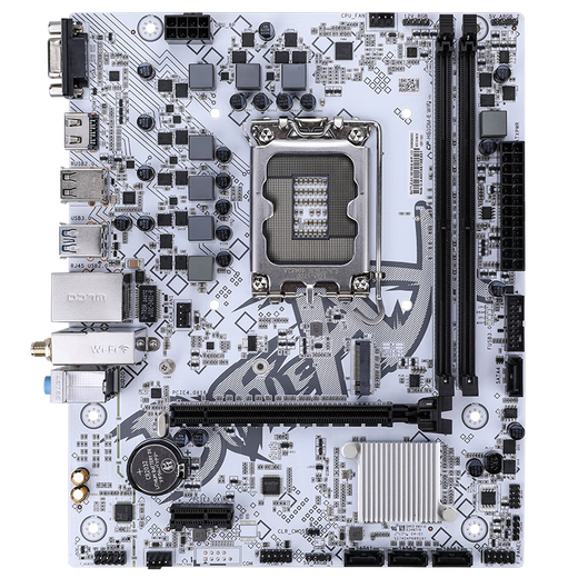 Colorful BATTLE-AX H610M-E WIFI V21 gaming motherboard supports 12400F/13400/14400F (Intel H610/LGA 1700)