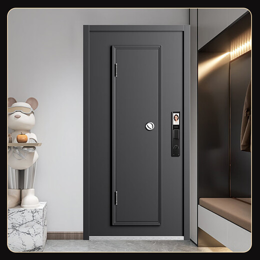 
OUDILE Level 4 ventilation anti-theft door entrance door + ventilation and ventilation door middle door household entry door safety door + smart lock Technology cloud lock 2050*1050-2150*960
