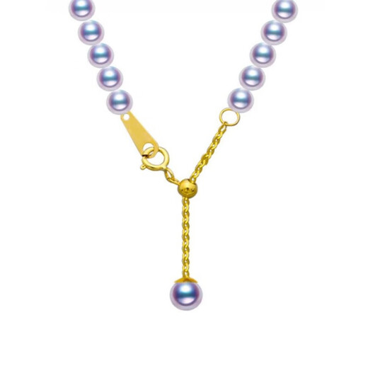 DL 1998 Fat Donglai same style universal buckle 18k gold 18k yellow l gold star and moon accessories DIY pearl necklace pearl pearl B style