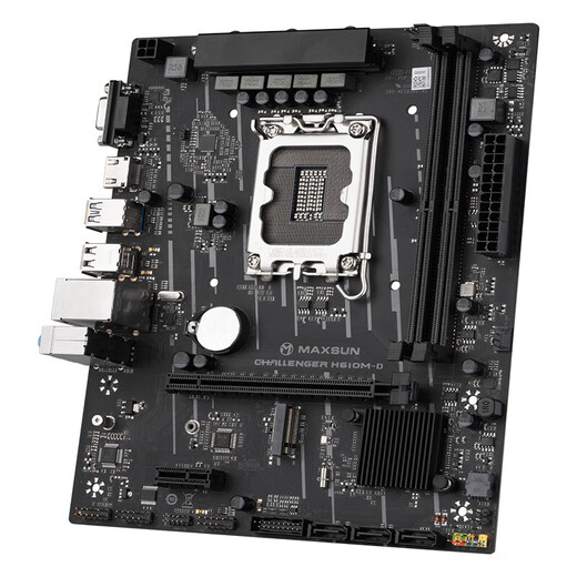 Mingxuan H610m Challenger D4 mit 12100F/12400F Motherboard CPU Set New Desktop WiFi Motherboard Mingxuan H610m D Challenger alleinerziehender Motherboard