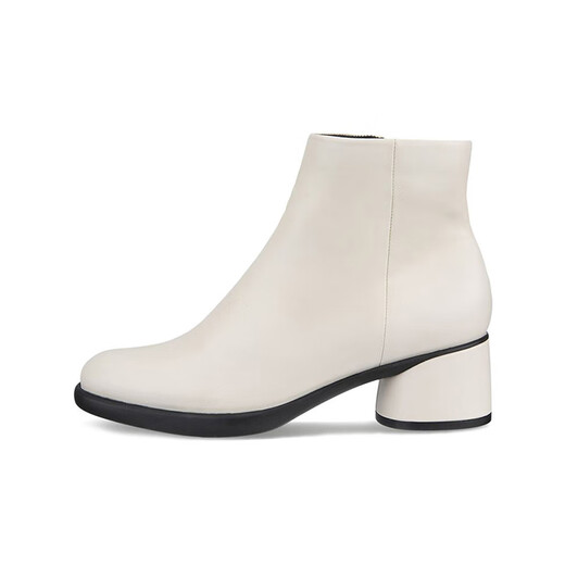 Bottes ECCO AIBU pour femmes, Nouveau cuir de mode Bottes minces à talon épais pour les femmes en automne et hiver, sculpture 222413 Pays de publication à l'étranger 01378 35