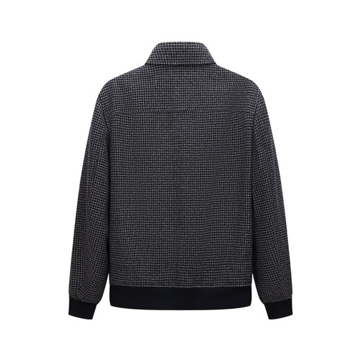Giovanni Valentino Pure Sheep Wolle Kleidung Herren Revershundtooth Jacke Herbst und Winter Herrenkleidung warmes Marine 3x