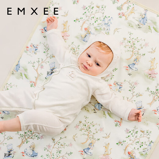 Manxi (EMXEE) baby washable urine separator pad newborn baby children large size waterproof and leak-proof mattress aunt pad 7090cm