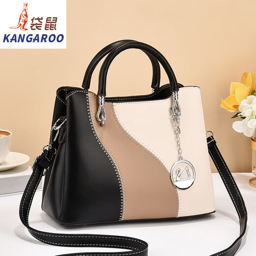 袋鼠（KANGAROO）网红ins感包包女2024新款潮手提包大容量百搭时尚单肩斜挎包 红色
