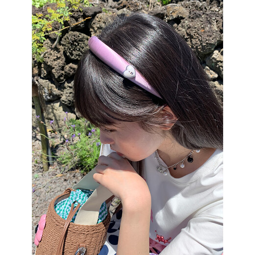 Tagi. Imagine love pounding diamond pearl bulging retro 22m/m silk headband autumn and winter high headband coffee brown