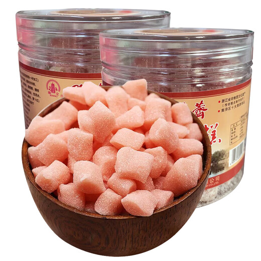 Jingshiyue Jingshiyue Nanxun Orange Red Cake Wild Water Chest Specialty Orange Red Cake Zhejiang Huzhou Snacks Children's Snacks 684g glutinous 228g Orange Red Cake [1 bag]