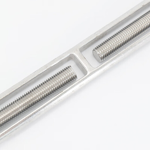 Jinguluo 304 stainless steel turnbuckle screws, wire rope tensioners, open body turnbuckles, M12 CC type load-bearing 500 kg
