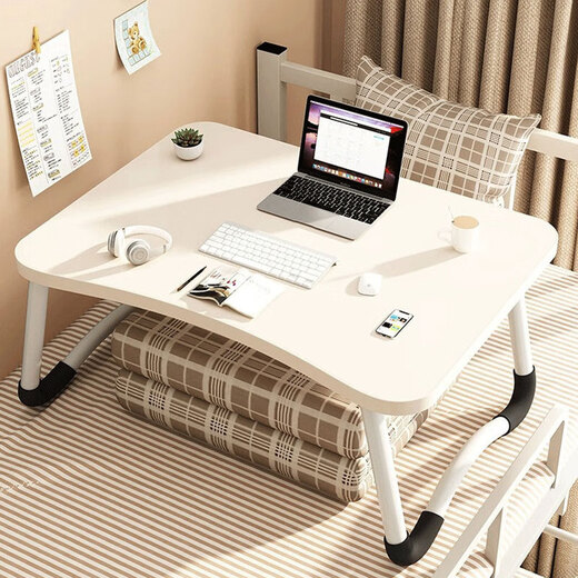 Yiman 70CM bed computer table folding learning writing desk small meal table bay window home dormitory office lazy table