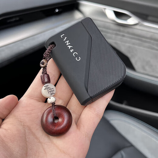 Cangsu adapts to 24 models of Lynk & Co 07emp key cover, long battery life, Lynk & Co 03 new 06 protection bag 09 01 05 men's and women's buckle, abacus + black shell + D buckle