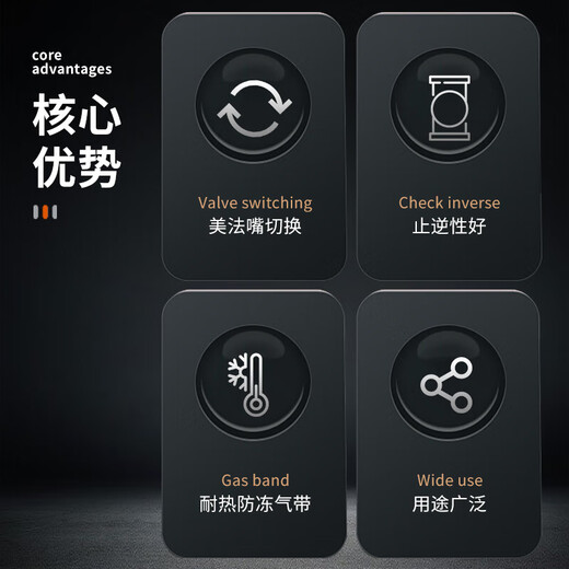 Peak multifunctional high-pressure pump mountain bike electric vehicle motorcycle ball swimming ring inflatable universal