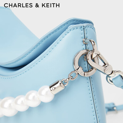 CHARLES/KEITH Pearl Portable Shoulder Crescent Bag Women's CK2-10270963 Light Blue Light Blue S