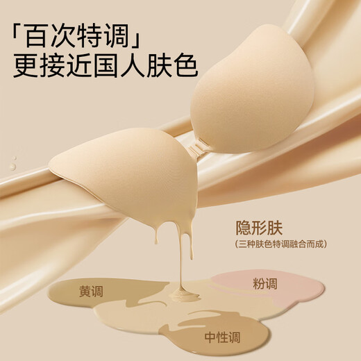 SECRET WORLD胸贴女聚拢上托 托小胸显大隐形不掉内衣女婚纱用乳贴 经典薄款_A杯