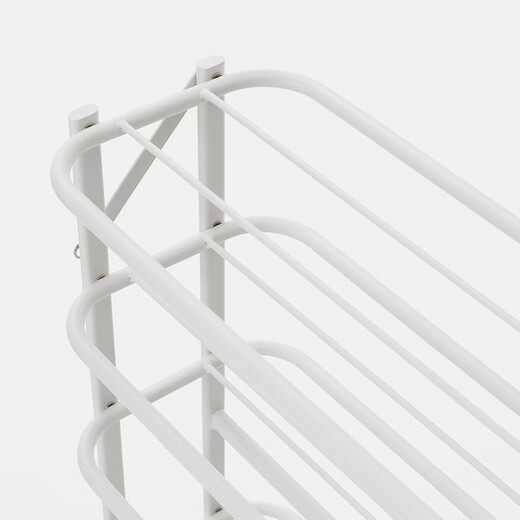 MUJI convenient foldable iron shoe rack, simple shoe rack storage, 1 minute assembly, size/length 68*width 25*height 88cm