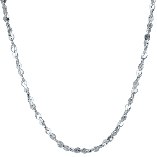 Saturday Fortune PT950 platinum necklace with gypsophila chain PT050890 about 2.17g 42cm birthday gift