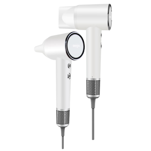 Aolga Premium Double 11 Promotion Aolga Home High-speed Hair Dryer Quick-drying Negative Ion Hair Dryer High Power Constant Temperature Hair Care Silent High Wind Dryer Hotel Same Style DF21 White Standard Edition Gift Box Packaging with Air Nozzle with Cool Logo