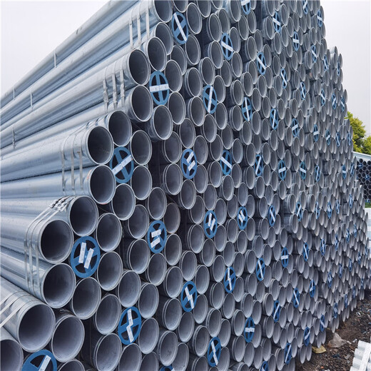 Xiaocai galvanized steel pipe Jinzhou Huaqi Youfa labor galvanized round pipe SC100 threading pipe SC galvanized pipe factory direct sales