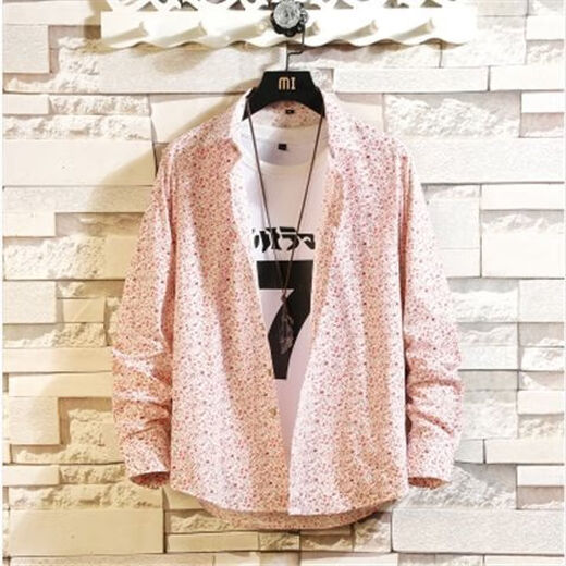 
SUNWISESS floral shirt men's retro Hong Kong style beynd Huang Jiaju floral shirt slim style fashion long sleeve lining jacket No. 1 color 1049 M 90110Jin [Jin equals 0.5 kg]