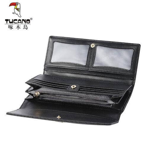 Woodpecker (TUCANO) bag women's wallet cowhide versatile long clutch bag coin purse women's wallet practical birthday gift for girlfriend