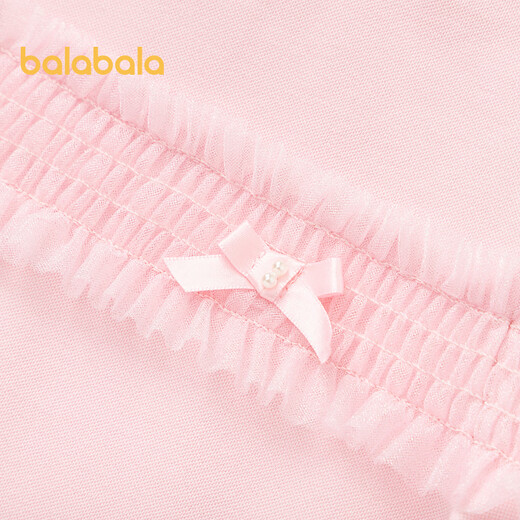 Balabala Girls Sweatshirt Pink Pure Color Top Mode Sweet Herbst Kleidung Fantasy Pulver 60355 130 cm