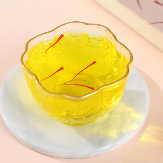 Qizheng saffron 4g [original from Iran] high-end health care for long red silk, soaked in water and tea for women, saffron wood box 4g (1g*4 bottles)/box