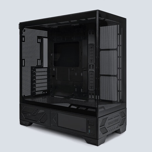 VALKYRIE VK03 BLACK black ATX gaming computer desktop case supports 360° water cooling 6.2-inch touch screen 270 sea view room
