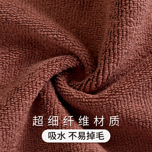 MiLi's home milk tea shop rags absorb water barista bar commercial towel kitchen restaurant table wiping linen light gray 10 pieces 30*30cm