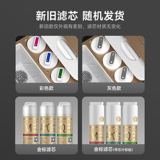 碧云泉S7/S9净水器滤芯JST-RT701/JST-RT701M/JST-RT501原厂滤芯 适用S7/RT501 【1号+3号滤芯】共两支
