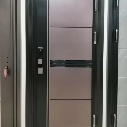 Qinkai customized 304 stainless steel Korean door entry door anti-theft door explosion-proof door four-door sub-door Customized 304 stainless steel Korean door entry door anti-theft door