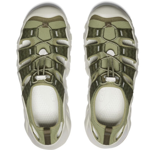 KEEN Men's outdoor river sandals, closed toe, breathable and comfortable, multi-sport, Martini Olive/Taupe Square 43 (10 US)