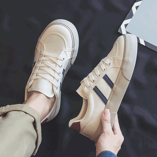 Renben canvas shoes for men's breathable versatile sneakers 2024 summer new trend low-top student casual shoes Milan 42