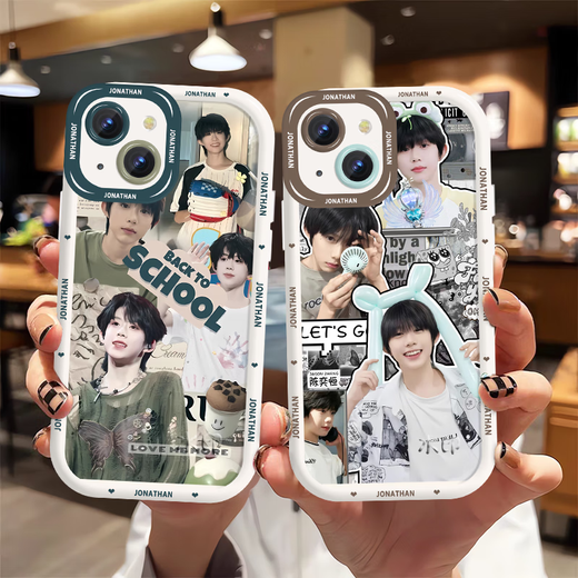TF家族陈奕恒手机壳适用苹果16ProOPPOvivo华为荣耀小米ins风软壳 二代奶白对孔-AS6174 华为/荣耀拍此项-型号发给客服备注