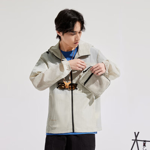 Bosideng men's sun protection clothing, fishing clothing, outdoor sports, UV protection, breathable workwear jacket