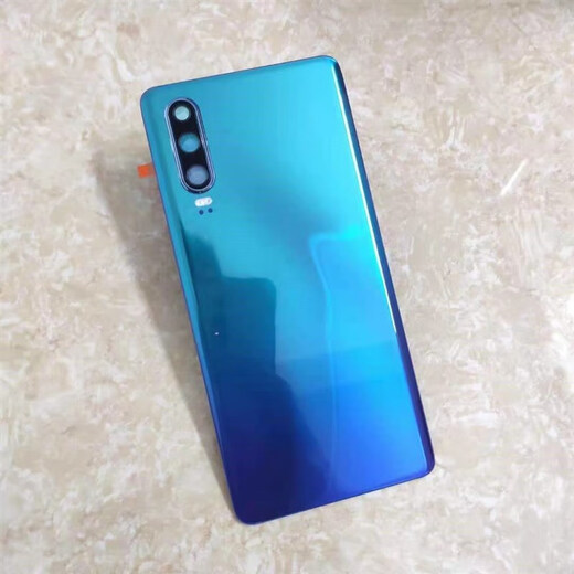 Suitable for Huawei p30 back cover glass original Huawei p30pro mobile phone back case original battery cover outer back screen p30pro back cover bright black new + installation package