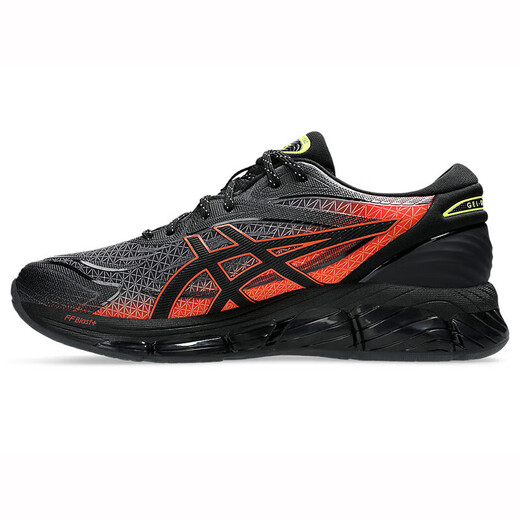 亚瑟士（ASICS）GEL-QUANTUM 360 8巴黎版CITY OF LIGHT系列轻量缓震男女跑步鞋 黑色/红色1203A442.001 43.5