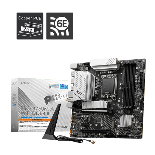 微星英特尔 酷睿 13代I5 搭 微星（MSI）B760 主板CPU套装迫击炮 板U套装 PRO B760M-A WIFI DDR4 II I5 13490F