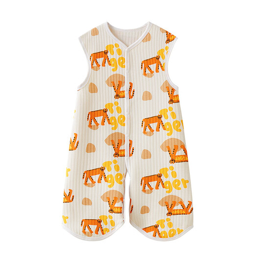 Green Eco Japan Craft Children's Autumn and Winter Split Leg Sleeping Bag Anti-jump Vest Sleeping Bag Baby Anti-Kick Quilt Baby Warm Sleeping Bag Pink (Cotton) 66cm / XS