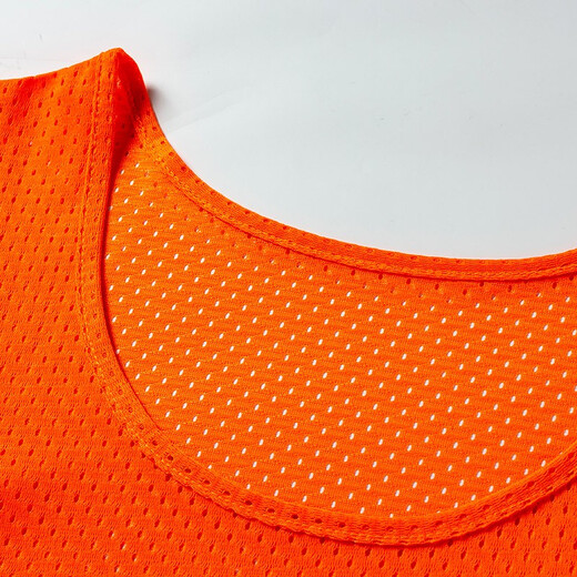 Kelme Football Training Vest GRAND MESH BESOINT CONTRE LE VIET Équipe Uniform peut être personnalisé Fluorescent Orange Black M