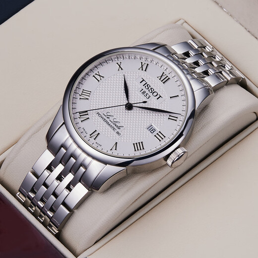 Tissot (TISSOT) second-hand 99 new Tissot men's watch Lilock second-hand mechanical men's watch Tissot watch men's casual sports second-hand luxury watch silver plate steel belt 80 cores T006.407.11.033.00